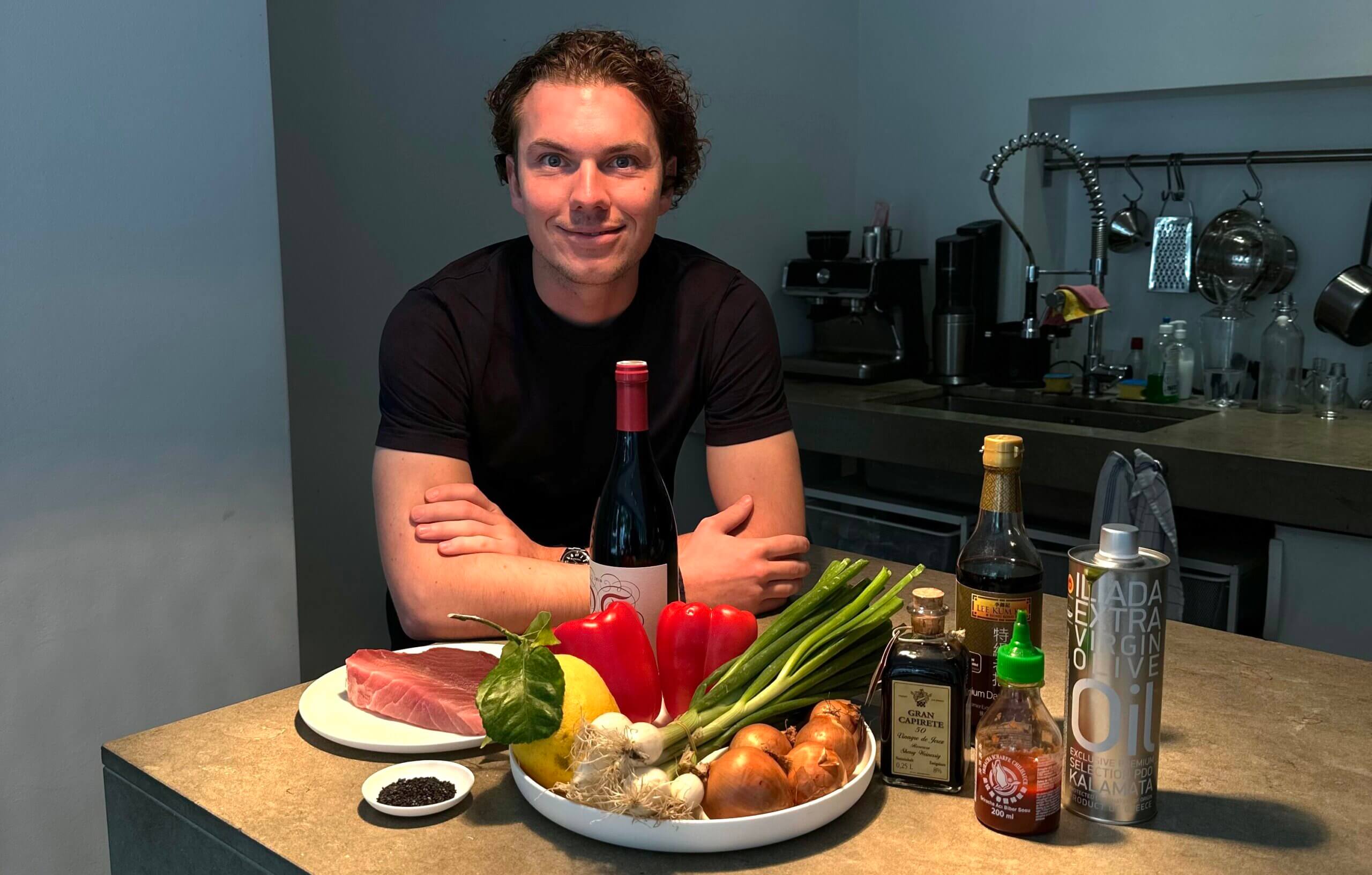 Blaufr Nkisch Food Pairing Thomas Kocht Tuna Auf Paprika