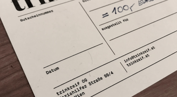 Trinkreif Gutscheine Schenken Trinkreif At Premium Vintage Wine