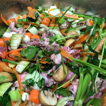 Wir kochen Kalbsbackerl und trinken dazu Kalifornien