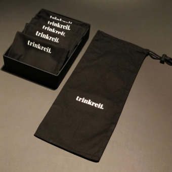Boxset mit 6 trinkreif Blindverkostungs-Stoffsackerl