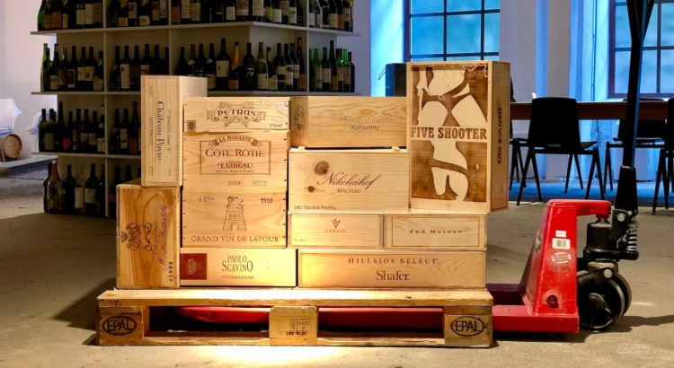 Über 250 'neue' Original-Holzkisten! Wein kaufen und Weinankauf