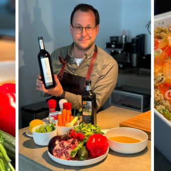 Blaufränkisch Food Pairing (2): Fabian kocht Gemüsecouscous