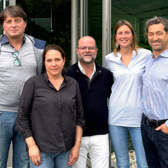 Vier Winzerkinder im Gespräch